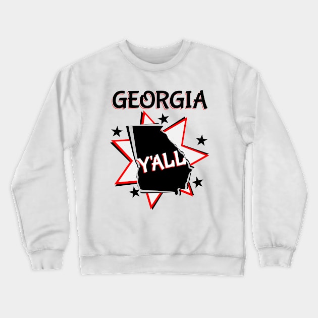 Georgia State Y'all Crewneck Sweatshirt by mailboxdisco